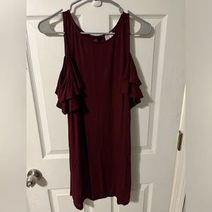 Small maroon dress